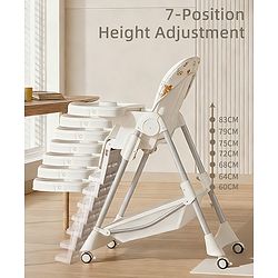Babyhug  Elevato High Chair - Navy Blue