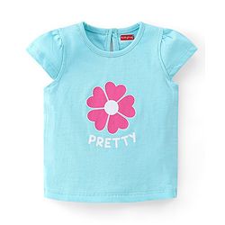 Babyhug 100% Cotton Knit Half Sleeves T-Shirt Floral Print Pack of 3- Multicolour