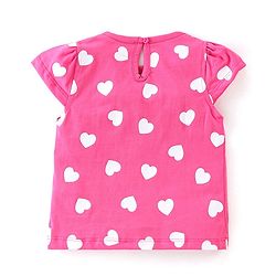 Babyhug 100% Cotton Knit Half Sleeves T-Shirt Floral Print Pack of 3- Multicolour