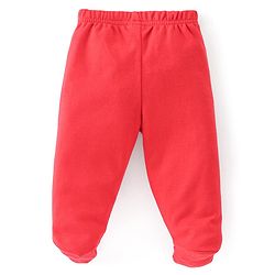 Babyhug Cotton Full Length Bootie Leggings Koala Bear Print Pack of 3 - Blue & Red
