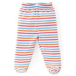 Babyhug Cotton Full Length Bootie Leggings Car Print Pack of 3 - Green White & Red