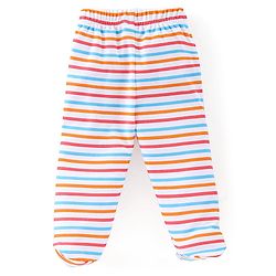 Babyhug Cotton Full Length Bootie Leggings Car Print Pack of 3 - Green White & Red