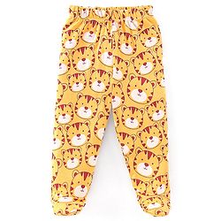 Babyhug Cotton Interlock Knit Bootie Legging Stripes & Tiger Print Pack of 3 - Multicolor