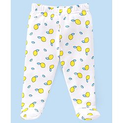 Babyhug Cotton Interlock Knit Bootie Legging Dino Print Pack of 3 - Multicolor