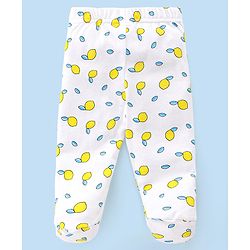 Babyhug Cotton Interlock Knit Bootie Legging Dino Print Pack of 3 - Multicolor