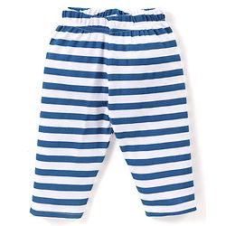 Babyhug Cotton Interlock Full Sleeves  Night Suit Penguin Print - Red & Blue