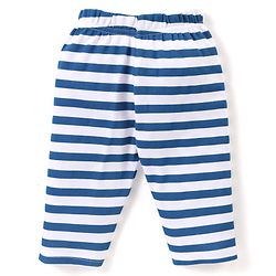 Babyhug Cotton Interlock Full Sleeves  Night Suit Penguin Print - Red & Blue