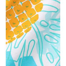 Babyhug 100% Cotton Knit Half Sleeves Shirt Pineapple Print - Blue