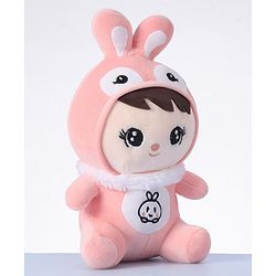 Babyhug Bunny Soft Plush Candy Doll Baby Pink - Height 30 cm