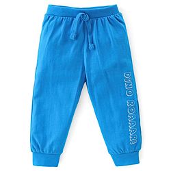 Babyhug Cotton Jersey Knit Full Length Lounge Pants Striped & Dino Print Pack of 3 - Multicolor