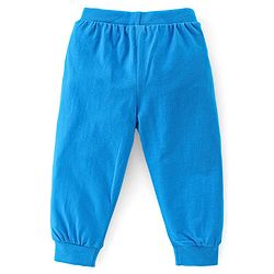Babyhug Cotton Jersey Knit Full Length Lounge Pants Striped & Dino Print Pack of 3 - Multicolor