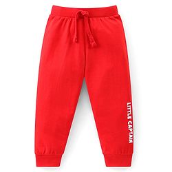 Babyhug Cotton Knit Full Length Striped & Solid Colour Lounge Pants Pack of 3 - Multicolour