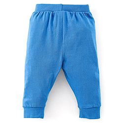 Babyhug Cotton Full Length Lounge Pants Car Print Pack of 3 - Blue