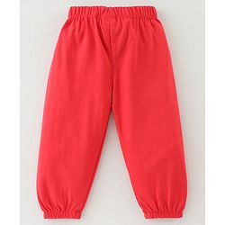 Babyhug Cotton Jersey Knit Full Length Solid Lounge Pants Pack of 5 - Multicolour