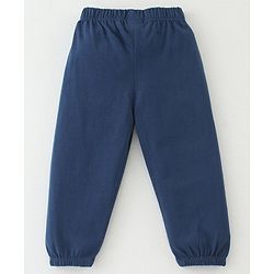 Babyhug Cotton Jersey Knit Full Length Solid Lounge Pants Pack of 5 - Multicolour