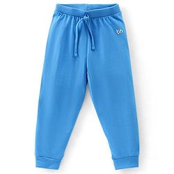 Babyhug Cotton Jersey Knit Full Length Solid Lounge Pants Pack of 5 - Multicolour