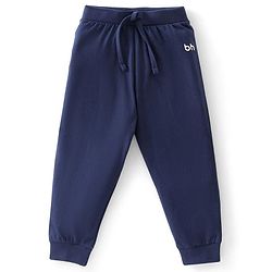 Babyhug Cotton Jersey Knit Full Length Solid Lounge Pants Pack of 5 - Multicolour