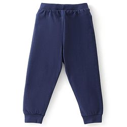 Babyhug Cotton Jersey Knit Full Length Solid Lounge Pants Pack of 5 - Multicolour