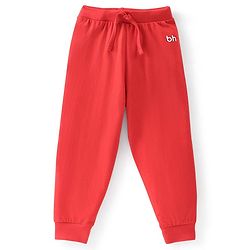 Babyhug Cotton Jersey Knit Full Length Solid Lounge Pants Pack of 5 - Multicolour