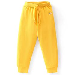 Babyhug Cotton Jersey Knit Full Length Solid Lounge Pants Pack of 5 - Multicolour