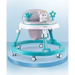 Babyhug Permium Multifunctional 360 Baby Walker with 2 Level Height Adjustment & Musical Play Tray Cum Feeding Tray