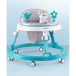 Babyhug Permium Multifunctional 360 Baby Walker with 2 Level Height Adjustment & Musical Play Tray Cum Feeding Tray