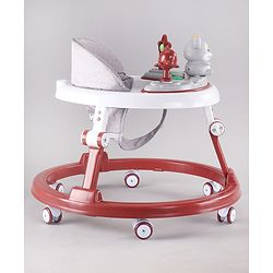 Babyhug Permium Multifunctional 360 Baby Walker with 2 Level Height Adjustment & Musical Play Tray Cum Feeding Tray