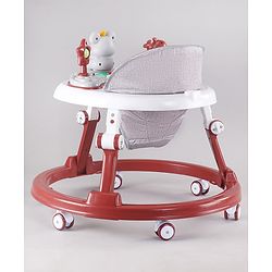 Babyhug Permium Multifunctional 360 Baby Walker with 2 Level Height Adjustment & Musical Play Tray Cum Feeding Tray