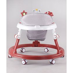Babyhug Permium Multifunctional 360 Baby Walker with 2 Level Height Adjustment & Musical Play Tray Cum Feeding Tray