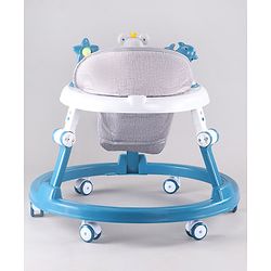 Babyhug Permium Multifunctional 360 Baby Walker with 2 Level Height Adjustment & Musical Play Tray Cum Feeding Tray