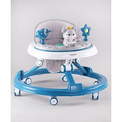 Babyhug Permium Multifunctional 360 Baby Walker with 2 Level Height Adjustment & Musical Play Tray Cum Feeding Tray