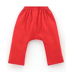 Babyhug Cotton Knit Full Length Bear Print Diaper Pants Pack of 3 - Multicolour