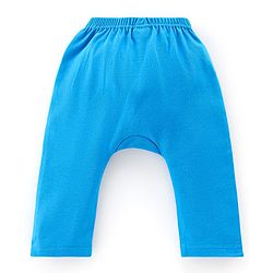 Babyhug Cotton Knit Full Length Penguin Print Diaper Pants Pack of 3 - Multicolour