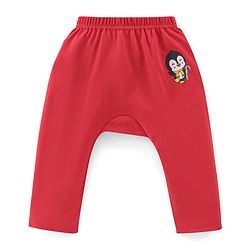 Babyhug Cotton Interlock Knit Full Length Diaper Legging Stripes & Bunny Print Pack Of 3 - Multicolor