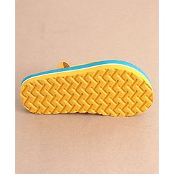 Cute Walk by Babyhug Slip On Flip Flops with Numeric Print- Blue