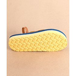 Cute Walk by Babyhug Slip On Flip Flops with Animal Print- Blue