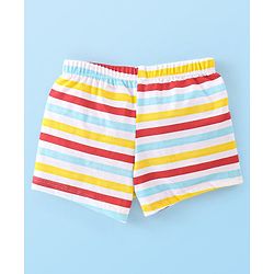 Babyhug 100% Cotton Knit Trunks Teddy Print Pack of 3 - Multicolour