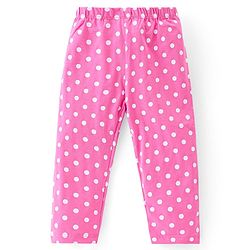 Babyhug Cotton Lycra Knit Full Length Leggings With Strech Floral Print Pack of 3 - Multicolor
