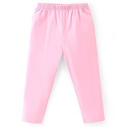 Babyhug Cotton Lycra Full Length Leggings Floral Print & Solid Pack of 3 - Multicolour