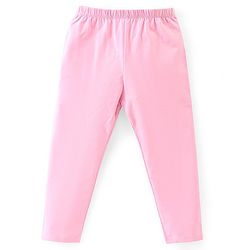 Babyhug Cotton Lycra Full Length Leggings Floral Print & Solid Pack of 3 - Multicolour