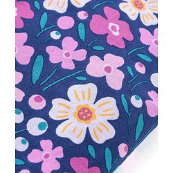 Babyhug Cotton Lycra Full Length Leggings With Floral Print & Polka Dots Print Pack Of 5 - Multicolour