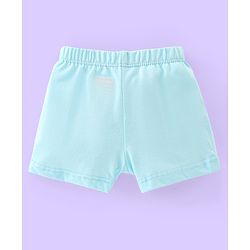 Babyhug 100% Cotton Animal Printed Trunk Pack of 3 - White Blue & Green