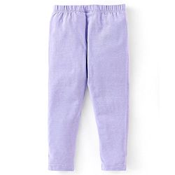 Babyhug Cotton Lycra Knit Full Length Leggings With Strech Unicorn Print Pack of 3 - Multicolor