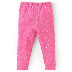 Babyhug Cotton Lycra Knit Full Length Leggings With Strech Unicorn Print Pack of 3 - Multicolor