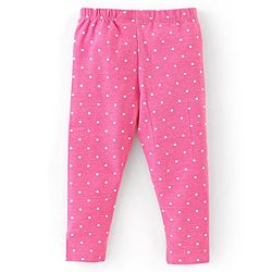 Babyhug Cotton Lycra Knit Full Length Leggings With Strech Unicorn Print Pack of 3 - Multicolor