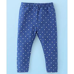 Babyhug Cotton Lycra Knit Full Length Leggings With Strech Floral Print Pack of 3 - Multicolor