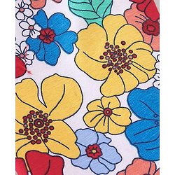 Babyhug Cotton Lycra Full Length Floral Printed Legging - Multicolour