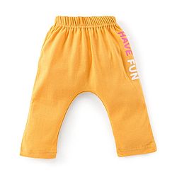 Babyhug Cotton Interlock Knit Full Length Diaper Legging Circle Print Pack of 3 - Multicolor