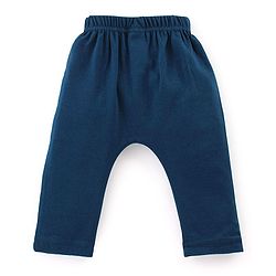 Babyhug Cotton Knit Full Length Diaper Leggings Bear Printed & Striped Pack of 3 - Red & Blue