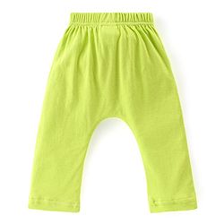 Babyhug Cotton Full Length Diaper Leggings Dino & Stripes Print Pack Of 3- Blue & Green